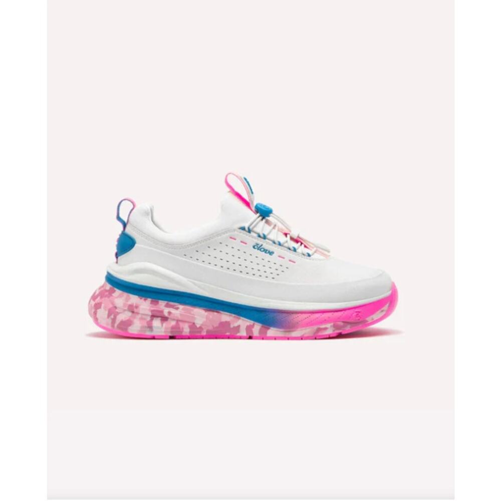 Clove Forte 2 White Pink Marble Women's 10.5 Men's 9 NWOB Limited Edition - Picture 3 of 12